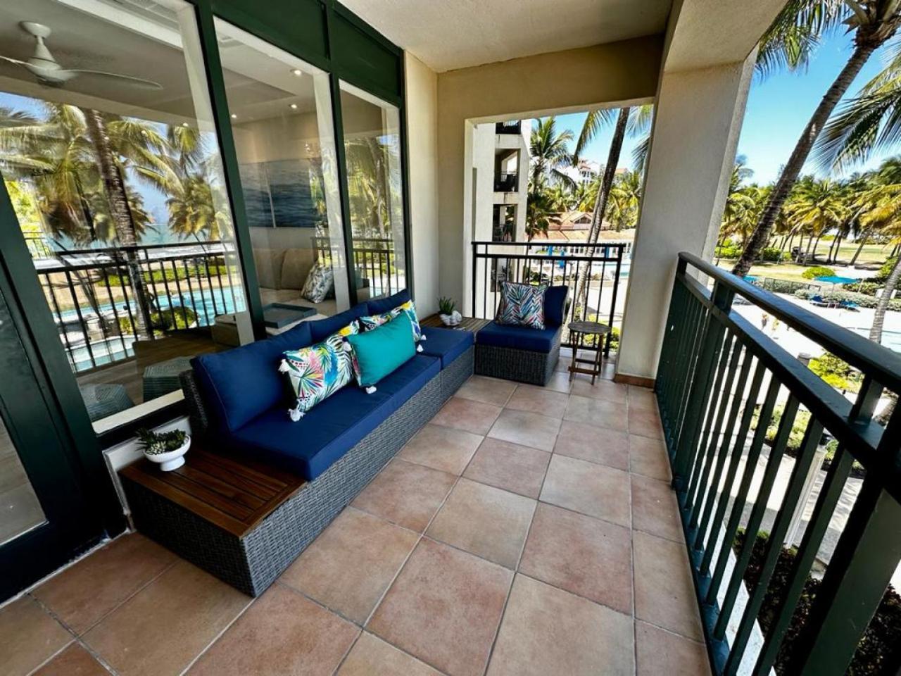 Beachfront Luxury 2 Bedroom At Wyndham Rio Mar, Pr Лукильо Экстерьер фото